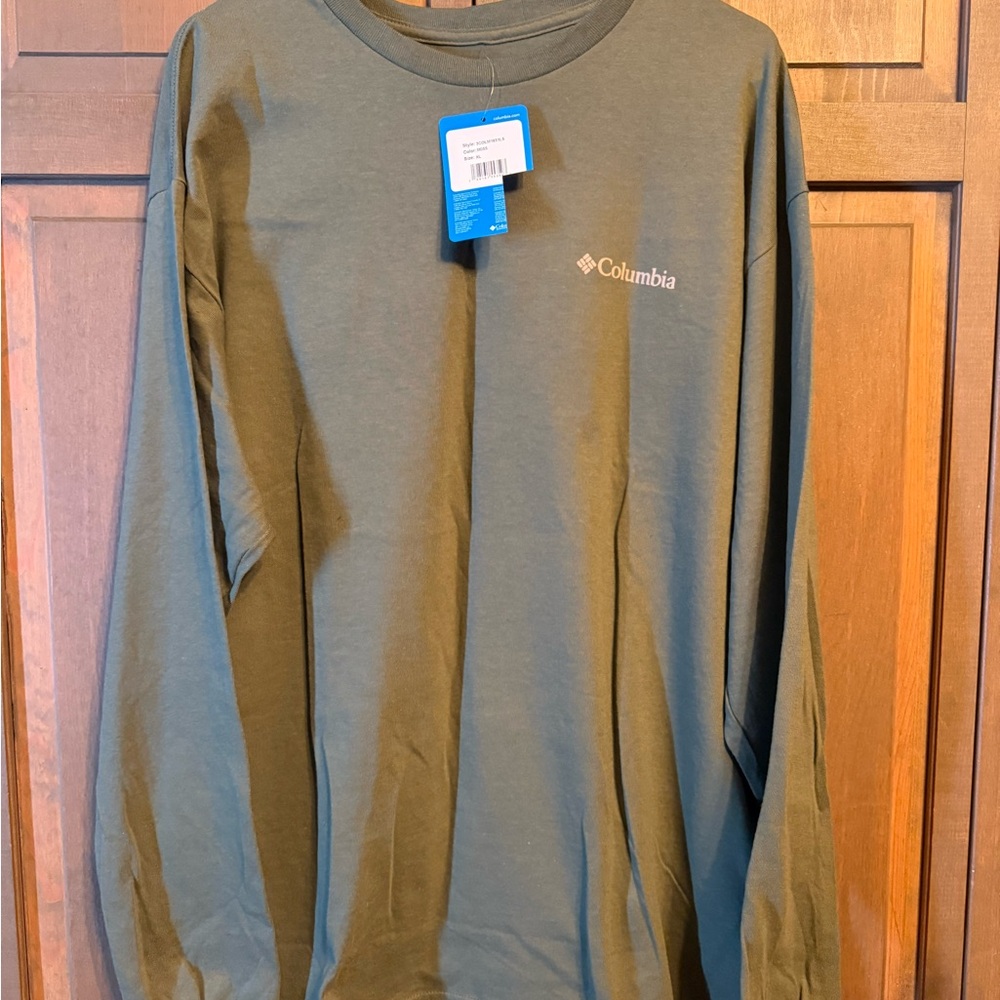 Columbia Olive Long Sleeve Tee